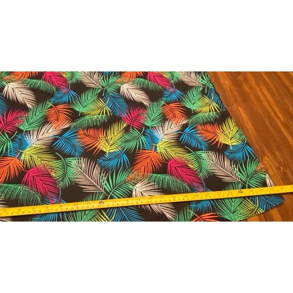 Women's ENJOYNIGHT Sleepwear Gown Size XL NWT Palm Leaves Colorful Short Sleeve - Picture 11 of 12